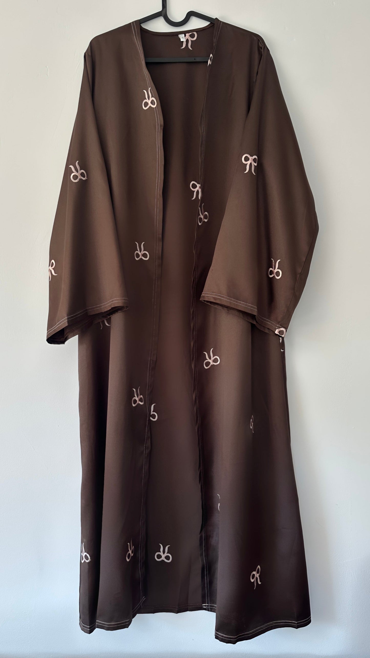Satin Bow Abaya