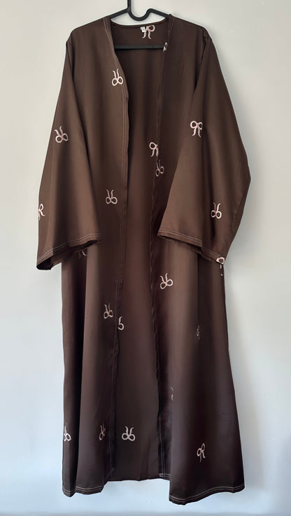 Satin Bow Abaya