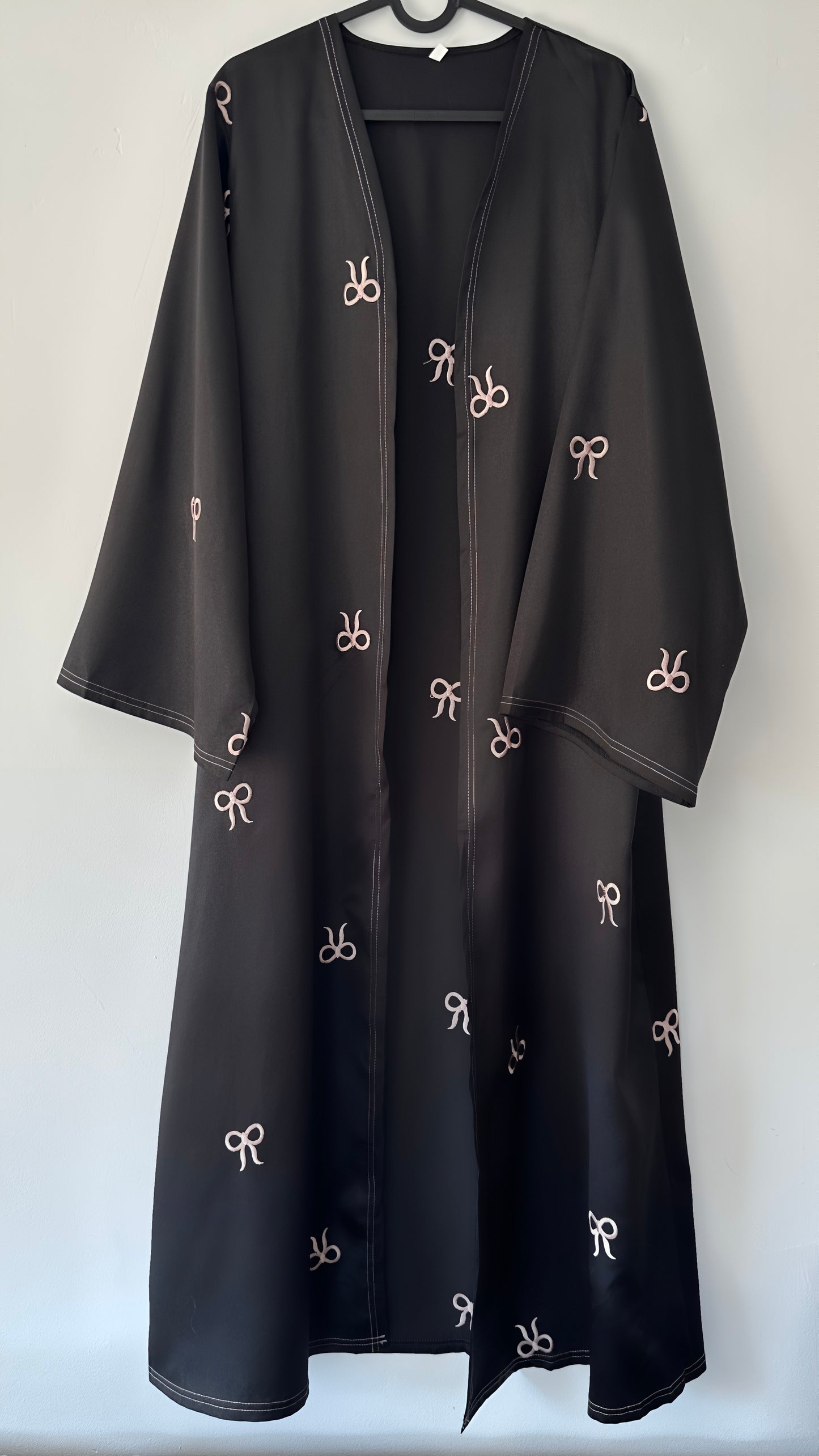 Satin Bow Abaya